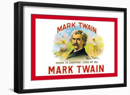 Mark Twain Cigars-null-Framed Premium Giclee Print