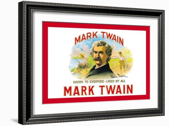 Mark Twain Cigars-null-Framed Premium Giclee Print