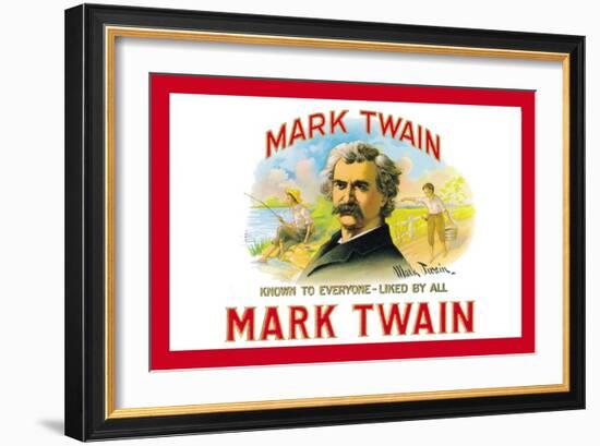 Mark Twain Cigars-null-Framed Premium Giclee Print