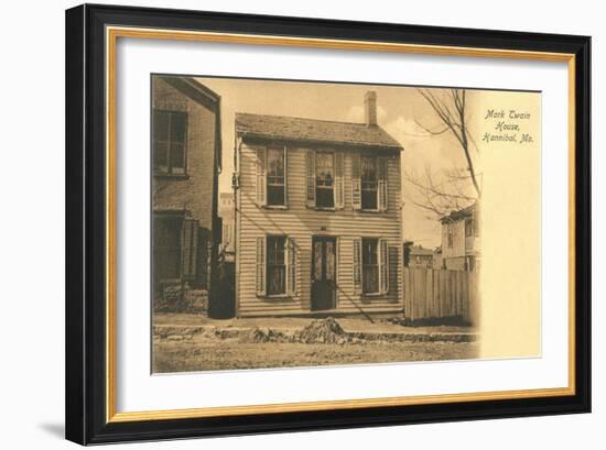 Mark Twain House, Hannibal-null-Framed Art Print