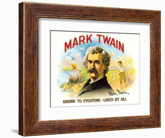 Mark Twain, Liked by All-null-Framed Premium Giclee Print