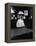 Mark Twain Playing Game of Pool-null-Framed Premier Image Canvas
