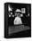 Mark Twain Playing Game of Pool-null-Framed Premier Image Canvas