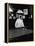 Mark Twain Playing Game of Pool-null-Framed Premier Image Canvas