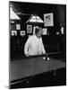 Mark Twain Playing Game of Pool-null-Mounted Photographic Print