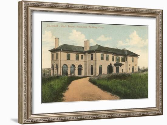 Mark Twain Residence, Redding, Connecticut-null-Framed Art Print