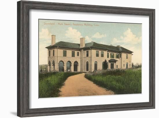 Mark Twain Residence, Redding, Connecticut-null-Framed Art Print