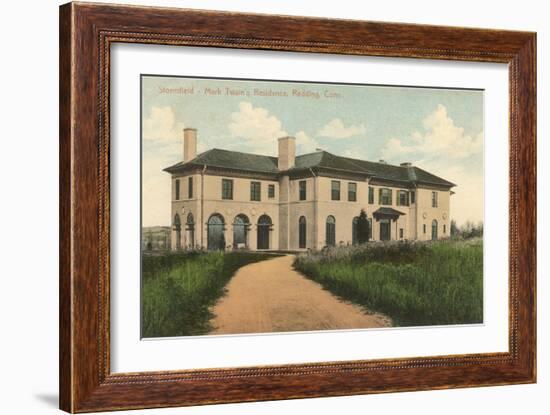 Mark Twain Residence, Redding, Connecticut-null-Framed Art Print