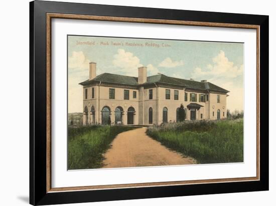 Mark Twain Residence, Redding, Connecticut-null-Framed Art Print