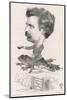 Mark Twain, Riding Frog-F Waddy-Mounted Photographic Print