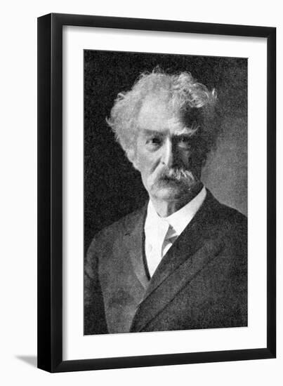 Mark Twain, the Greatest of All American Humorists, 1923-null-Framed Giclee Print