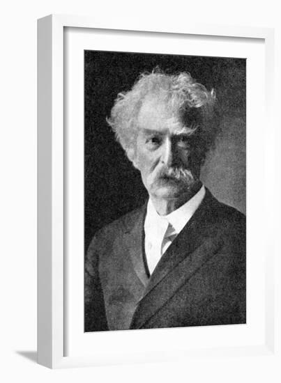 Mark Twain, the Greatest of All American Humorists, 1923-null-Framed Giclee Print