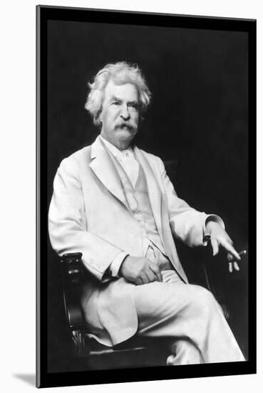 Mark Twain-A.f. Bradley-Mounted Art Print