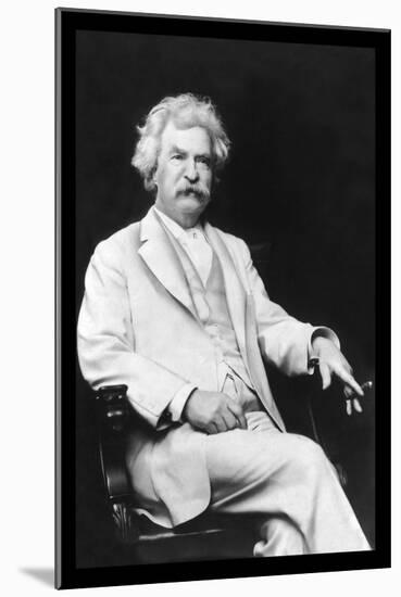 Mark Twain-A.f. Bradley-Mounted Art Print