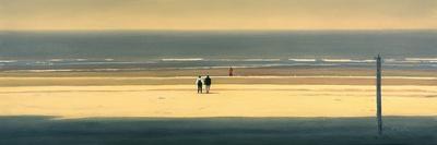 Walk on Beach-Mark Van Crombrugge-Framed Art Print