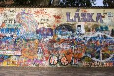 Lennon Wall, Prague-Mark Williamson-Photographic Print