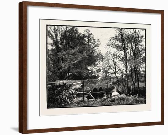 Markeaton Bridge, Uk. Markeaton Is a Village Within Derby in the East Midlands of England-null-Framed Giclee Print