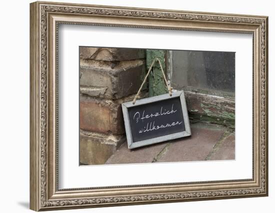 Marked Board, Welcome-Andrea Haase-Framed Photographic Print