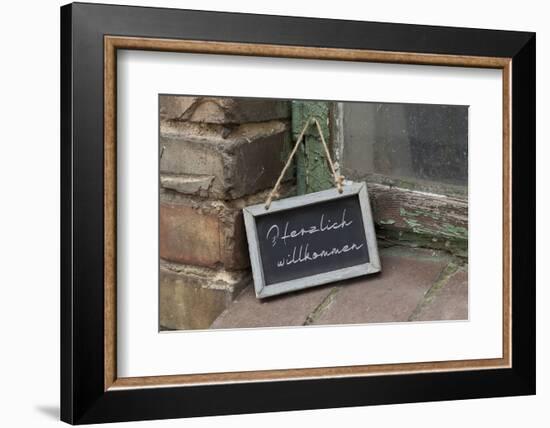 Marked Board, Welcome-Andrea Haase-Framed Photographic Print