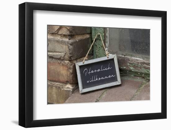 Marked Board, Welcome-Andrea Haase-Framed Photographic Print