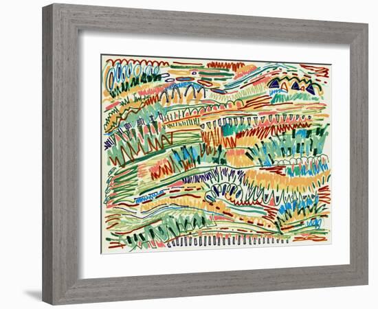 Marked Landscape-Nikki Galapon-Framed Art Print