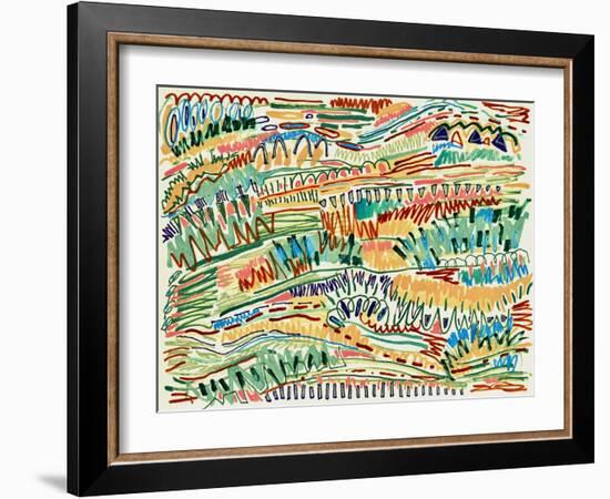 Marked Landscape-Nikki Galapon-Framed Art Print