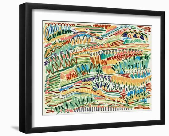 Marked Landscape-Nikki Galapon-Framed Art Print