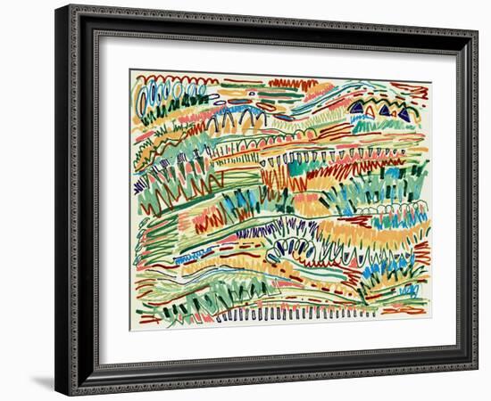 Marked Landscape-Nikki Galapon-Framed Art Print