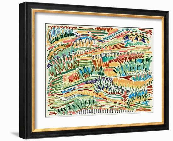 Marked Landscape-Nikki Galapon-Framed Art Print
