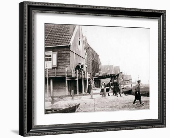 Marken Island, Netherlands, 1898-James Batkin-Framed Photographic Print