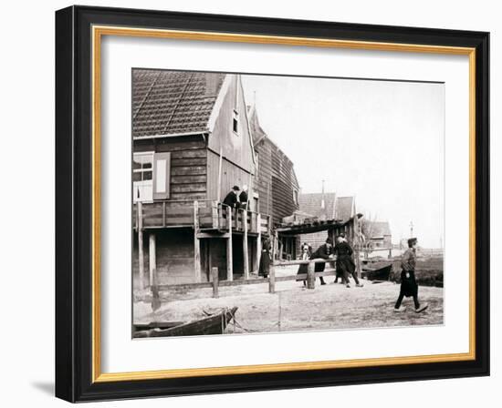 Marken Island, Netherlands, 1898-James Batkin-Framed Photographic Print