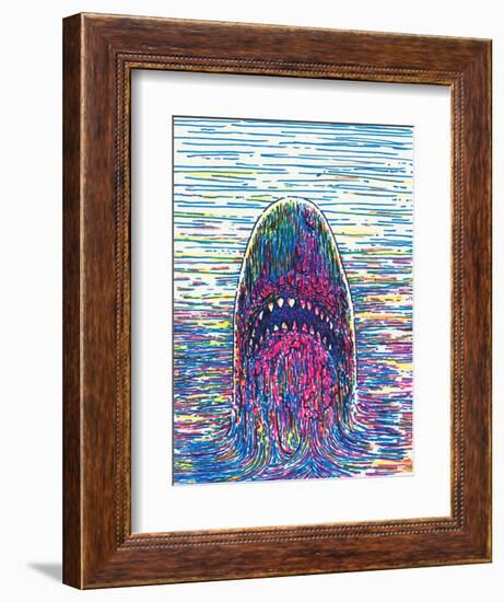Marker Shark-JoeBakal-Framed Premium Giclee Print