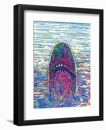 Marker Shark-JoeBakal-Framed Premium Giclee Print