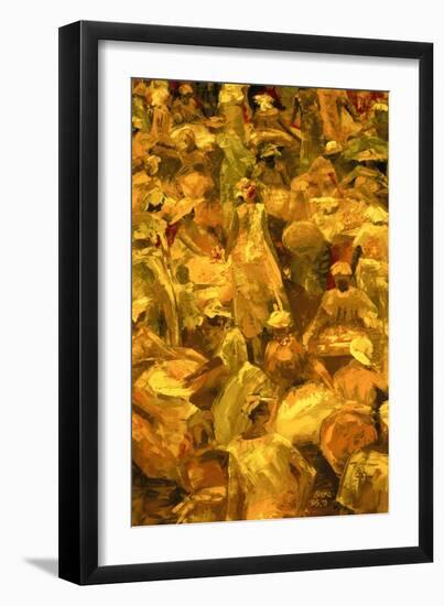 Market, 1996-Bayo Iribhogbe-Framed Giclee Print