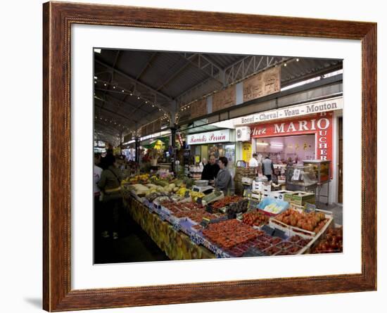 Market, Antibes, Alpes Maritimes, Provence, Cote d'Azur, French Riviera, France-Angelo Cavalli-Framed Photographic Print