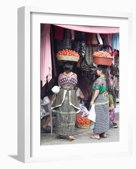 Market, Antigua, Guatemala, Central America-Wendy Connett-Framed Photographic Print