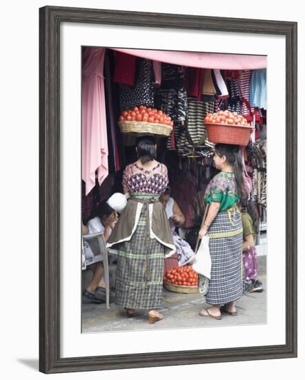 Market, Antigua, Guatemala, Central America-Wendy Connett-Framed Photographic Print