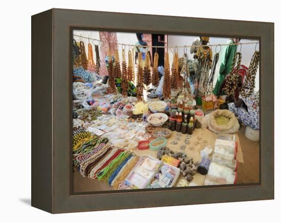 Market at Ngueniene, Near Mbour, Senegal, West Africa, Africa-Robert Harding-Framed Premier Image Canvas