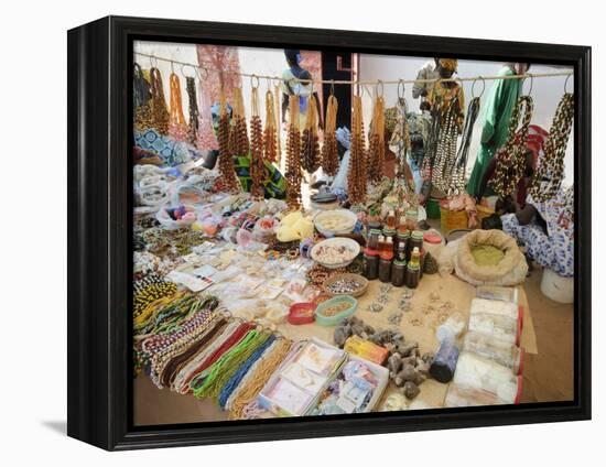 Market at Ngueniene, Near Mbour, Senegal, West Africa, Africa-Robert Harding-Framed Premier Image Canvas