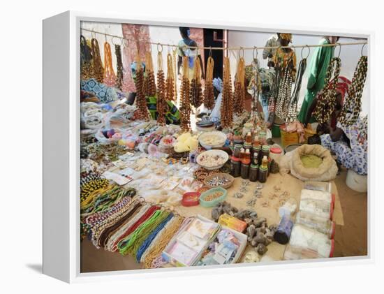 Market at Ngueniene, Near Mbour, Senegal, West Africa, Africa-Robert Harding-Framed Premier Image Canvas