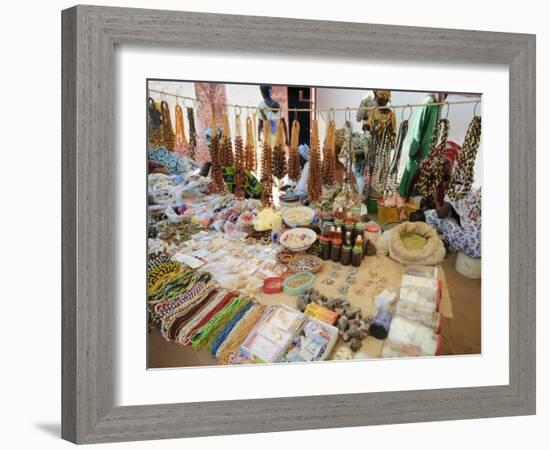 Market at Ngueniene, Near Mbour, Senegal, West Africa, Africa-Robert Harding-Framed Photographic Print