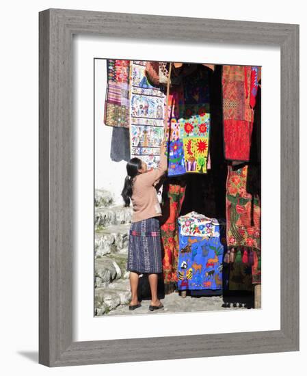 Market, Chichicastenango, Guatemala, Central America-Wendy Connett-Framed Photographic Print