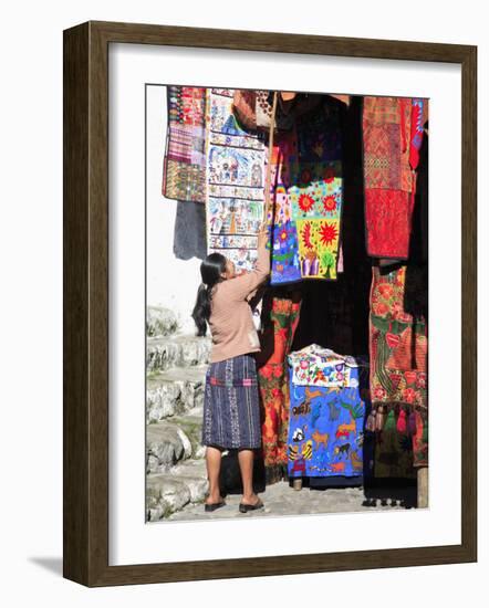 Market, Chichicastenango, Guatemala, Central America-Wendy Connett-Framed Photographic Print