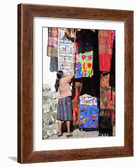 Market, Chichicastenango, Guatemala, Central America-Wendy Connett-Framed Photographic Print