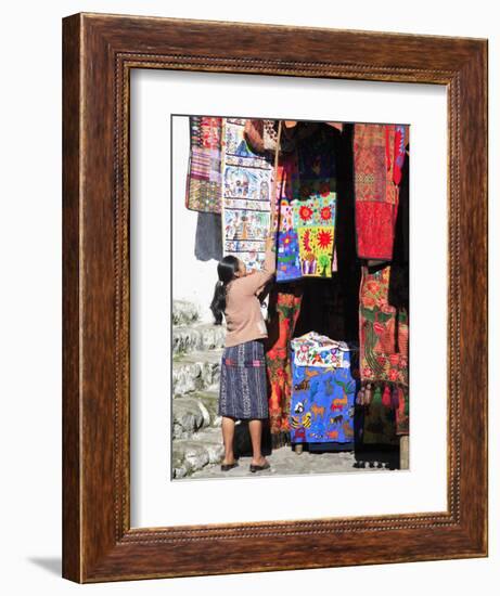 Market, Chichicastenango, Guatemala, Central America-Wendy Connett-Framed Photographic Print