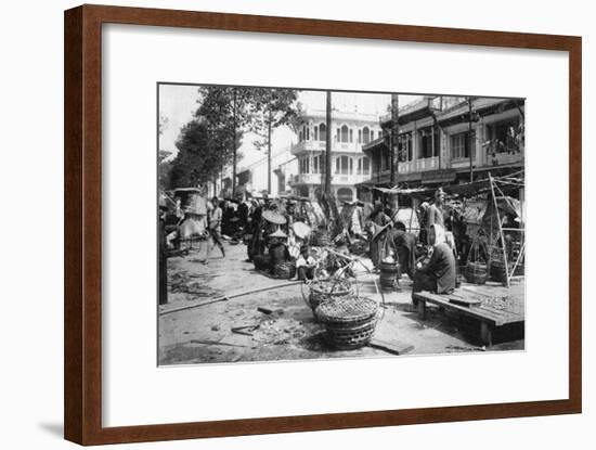 Market, Cholon, Saigon, Vietnam, 20th Century-null-Framed Giclee Print