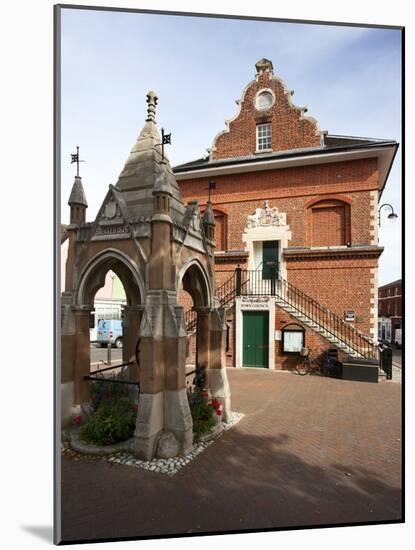 Market Cross and Shire Hall on Market Hill, Woodbridge, Suffolk, England, United Kingdom, Europe-Mark Sunderland-Mounted Photographic Print