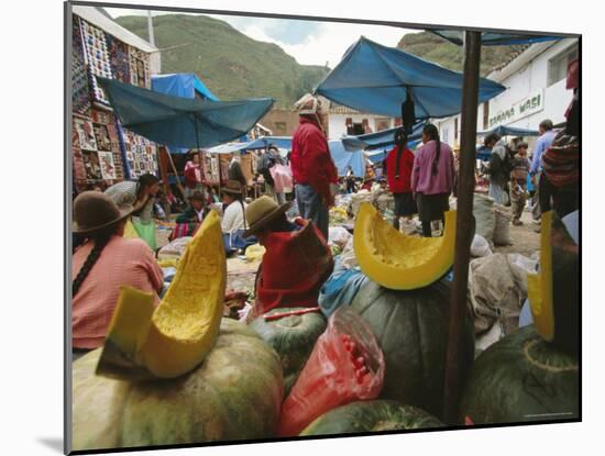 Market, Cuzco, Peru, South America-Oliviero Olivieri-Mounted Photographic Print