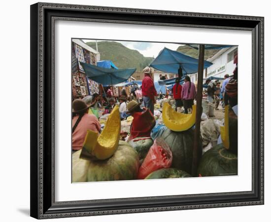 Market, Cuzco, Peru, South America-Oliviero Olivieri-Framed Photographic Print