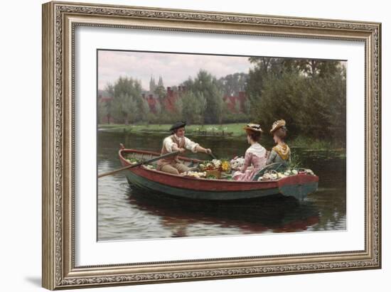 Market Day, 1900-Edmund Blair Leighton-Framed Giclee Print